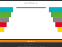 Tablet Screenshot of genmotorinfo.com
